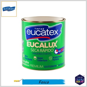 Esmalte Sintético Eucalux Premium Fosco, Lata 900ml